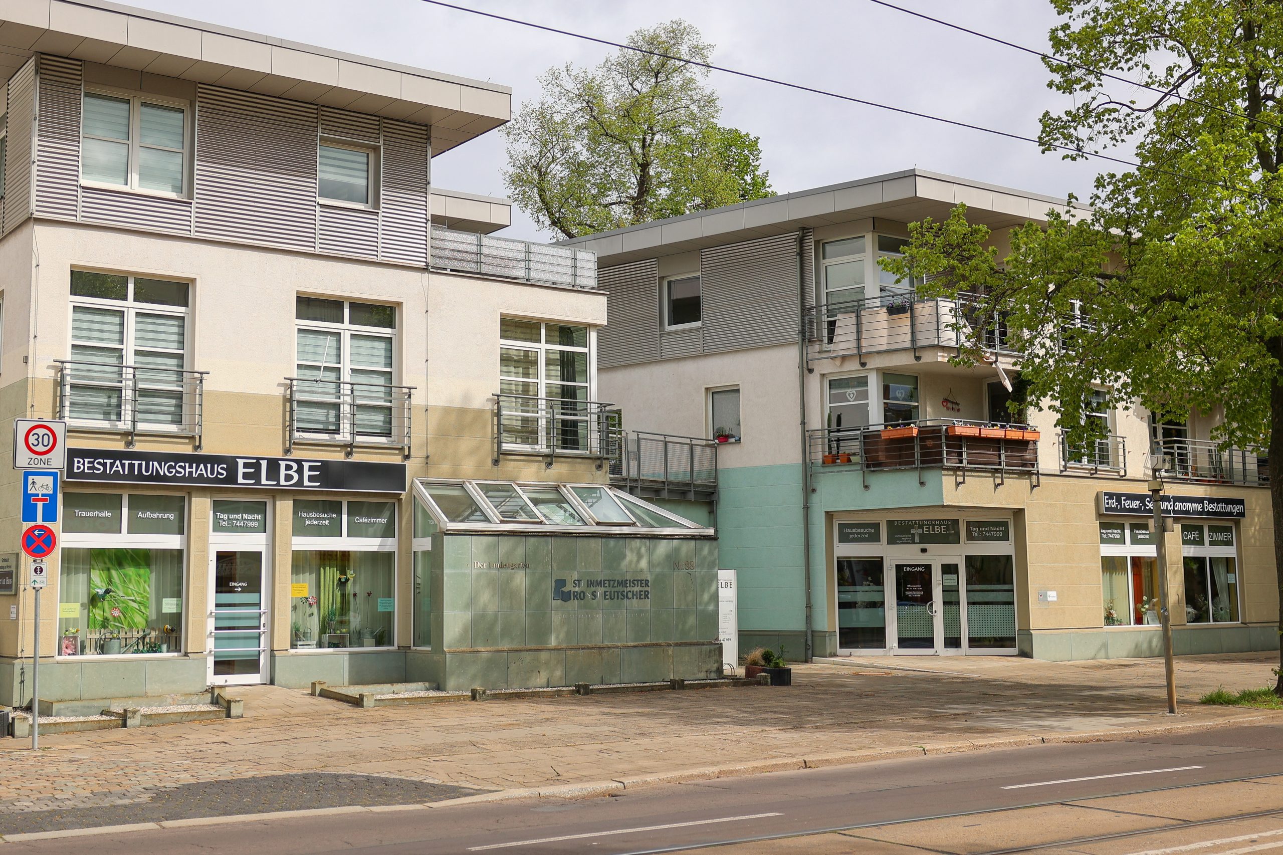 Bestattungshaus Aussenansicht